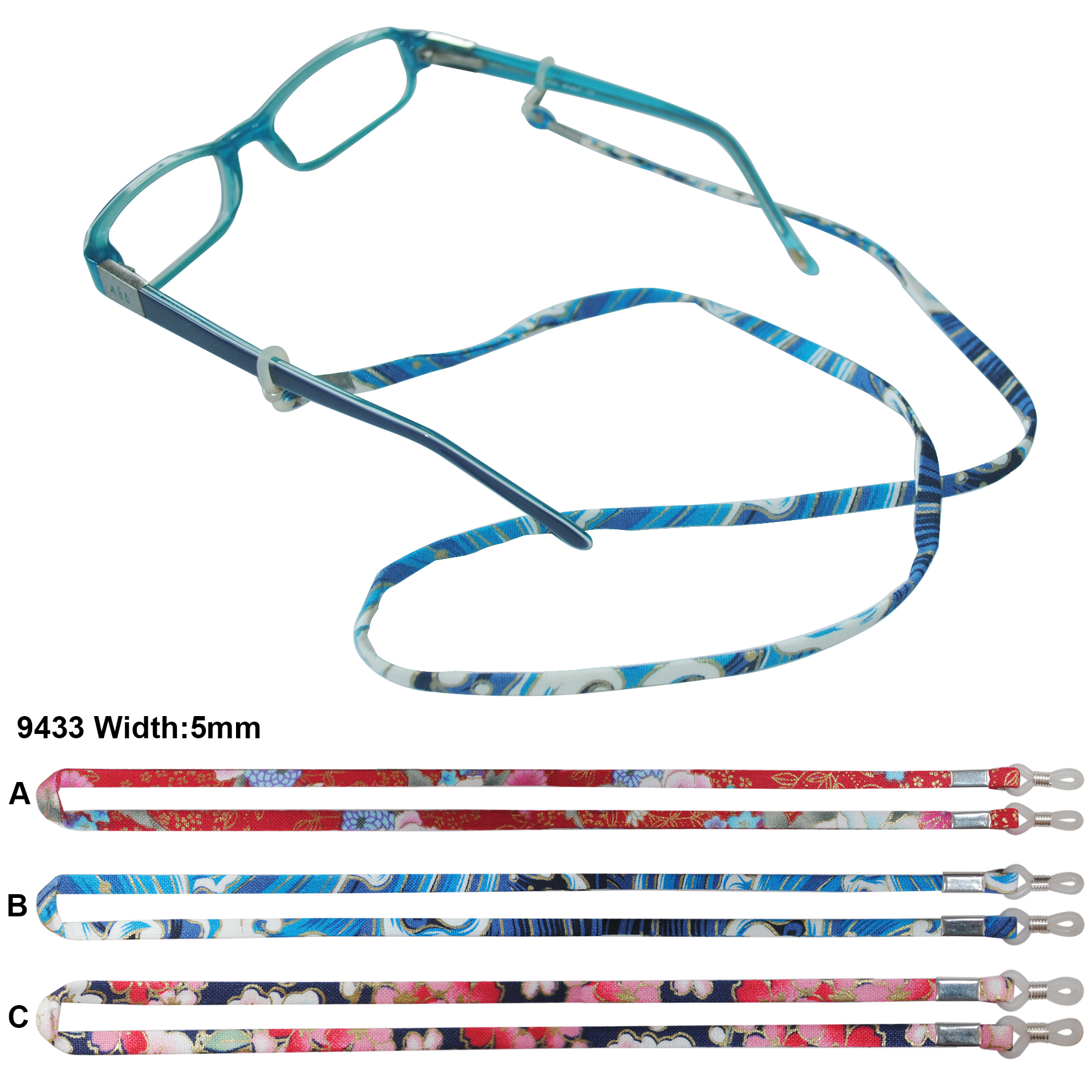 Brillenband aus Baumwolle im chinesischen Stil für Frauen